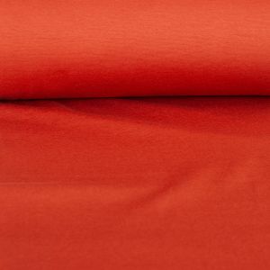 Bio-Bündchen - terracotta rotbraun / brucciato - A75