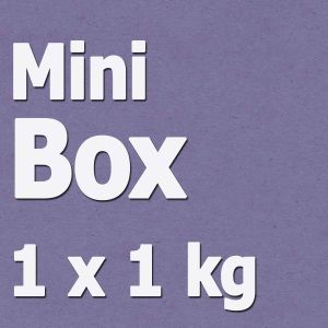 Ü-Paket - Mini Box - ca. 1 kg Stoff - Stoffstücke bis ca. 45 cm (ø 2,5 - 3 m)