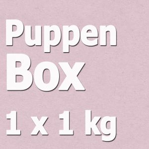Ü-Paket - Puppen Box - ca. 1 kg Stoff - Stoffstücke bis ca. 25 cm (ø 2 - 3 m)