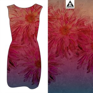BlossomGradient - dusk - Viskose-Jersey - VORBESTELLUNG