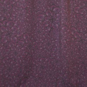 Blumenmeer - dark plum - Bio-Sommersweat