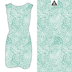ColorBlossom - pastell blaugrün - Bio-JERSEY - 1,15 m RESTSTÜCK
