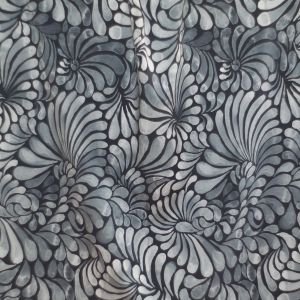 ColorDrops MID - dark - mono grey - Bio-Sommersweat - 2,30 m RESTSTÜCK