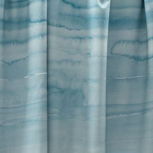 ColorStripes BIG - mono graublau - Bio-Sommersweat 230 g/m2 - 1,00 m RESTSTÜCK