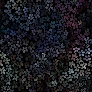 ColorBlossom - dark fantasy - Bio-Sweat angeraut 290 g/m2 - extrabreit - VORBESTELLUNG