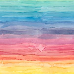 ColorStripes BIG - rainbow - Bio-JERSEY
