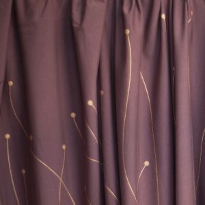 CosmicBlossom - Bordeaux / Kupfer Glitzer - 0,80 m RESTSTÜCK