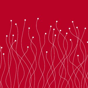 CosmicBlossom FUN - rot - Viskose-Jersey - VORBESTELLUNG