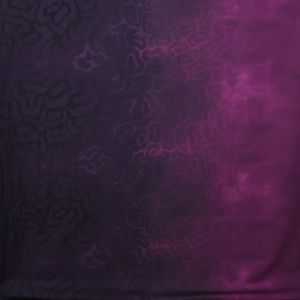 Fantasy Animal Gradient - beere - Bio-Jersey - VORBESTELLUNG