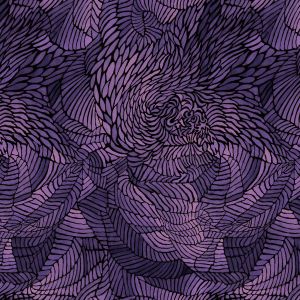 Fossilia - violett - Viskose Webware - VORBESTELLUNG