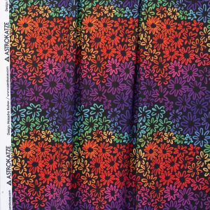 FunFlowers MINI - warm rainbow - Badeanzugstoff - UPF 40+