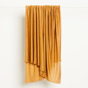 Leinen Feinstrickstoff - Dry Mustard - 100 % Leinen - 1,50 m RESTSTÜCK