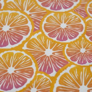 Lemonada - orange - BIO-JERSEY - 2,05 m RESTSTÜCK