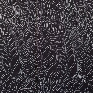 MagicHarmony - black elegance - Modaljersey - 2,75 m RESTSTÜCK