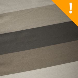 Monochrom Block BIG - braun - Bio-Sommersweat - A/B-Ware - 2,00 m RESTSTÜCK