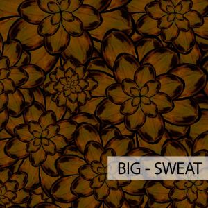 MysticBlossom BIG - cosiness - 260g/m2 Bio-Sommersweat - 1,00 m RESTSTÜCK