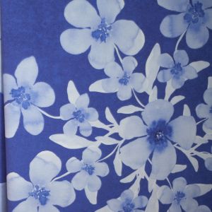 SoftBlossom - mono kobaltblau - Bio-Sommersweat