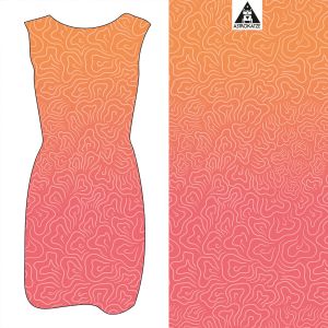 Sommerwind - gradient grapefruit - Viskose-Jersey - VORBESTELLUNG