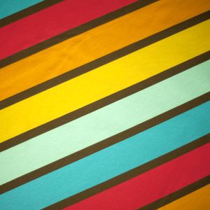SummerStripes - rot - Bio-Sommersweat - 1,00 m RESTSTÜCK