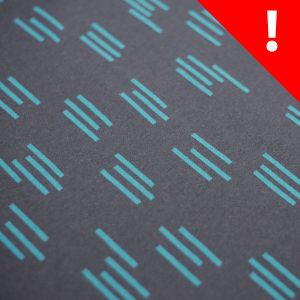 TriLine - anthrazit - Bio-Jacquard  angeraut - 2. Wahl - 1,00 m RESTSTÜCK