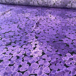 VibrantBlossom - mono lila - Viskose Webware