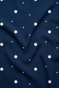 Dainty Dot - Blue - Viskose Twill