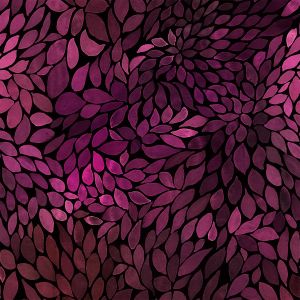 ColorLeaves - cool berry - Viskose-Jersey - VORBESTELLUNG