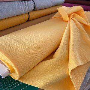 Double Gauze - blonde yellow - 100 % Bio-Baumwolle