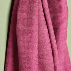 Hoya Jacquard - Punch - Leinenmischgewebe