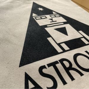 Premium Baumwolltasche mit ASTROKATZE Logo