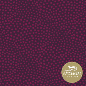 Stone Dots - magenta - Bio-Jersey - 1,00 m RESTSTÜCK